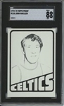 1972 Topps #110 John Havlicek 9 card progressive proof.